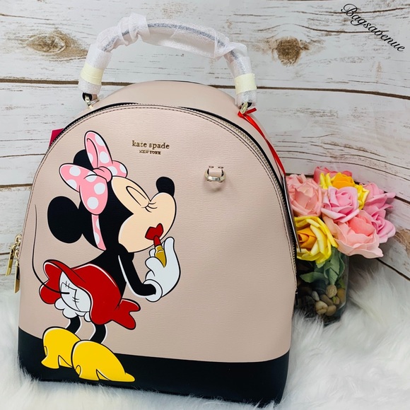 kate spade Handbags - Kate spade NWT Minnie Mouse backpack multi novelty